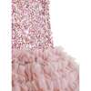 Sparkle Tiered Tulle Dress, Pink - Dresses - 5 - thumbnail