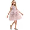 Sparkle Tiered Tulle Dress, Pink - Dresses - 6 - thumbnail