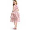 Sequin & Cascading Tulle Gown, Pink - Dresses - 6 - thumbnail
