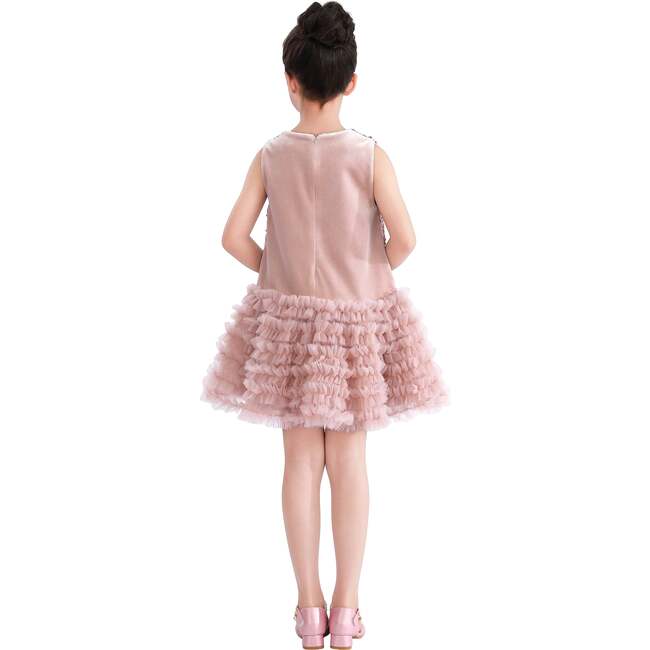 Sequin & Tulle Party Dress, Pink - Dresses - 7