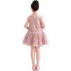 Sequin & Tulle Party Dress, Pink - Dresses - 7 - thumbnail