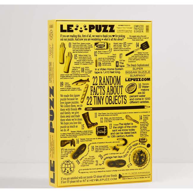 Teeny Tiny Things Puzzle