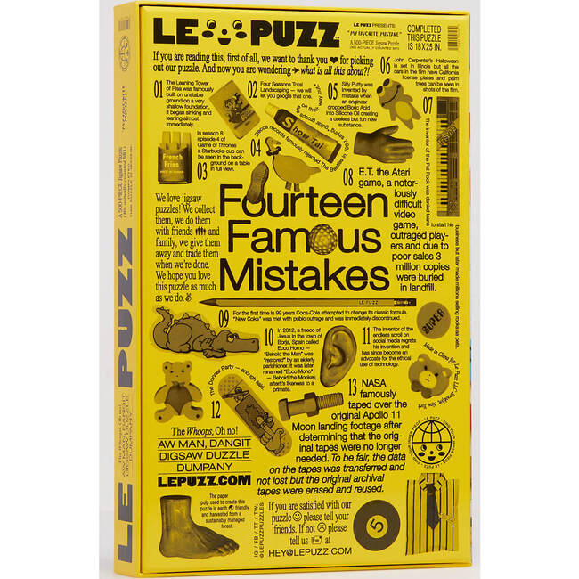 My Favorite Mistake Puzzle