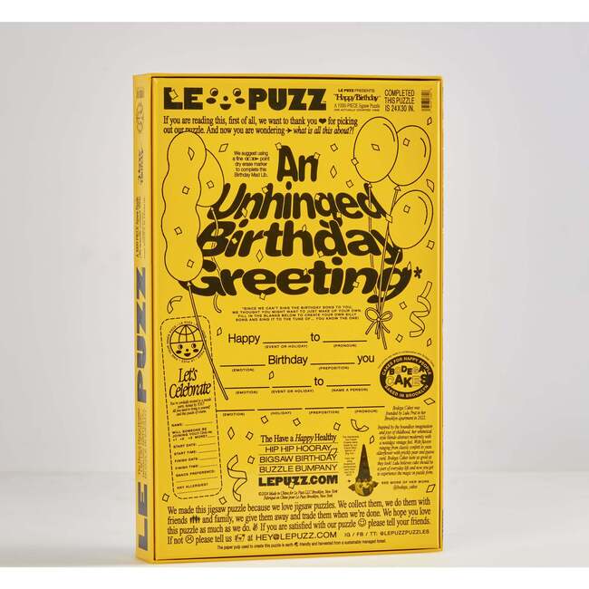 Happy Birthday Puzzle