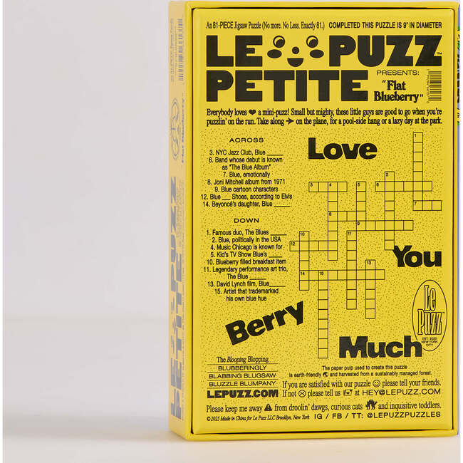 Flat Blueberry Puzzle