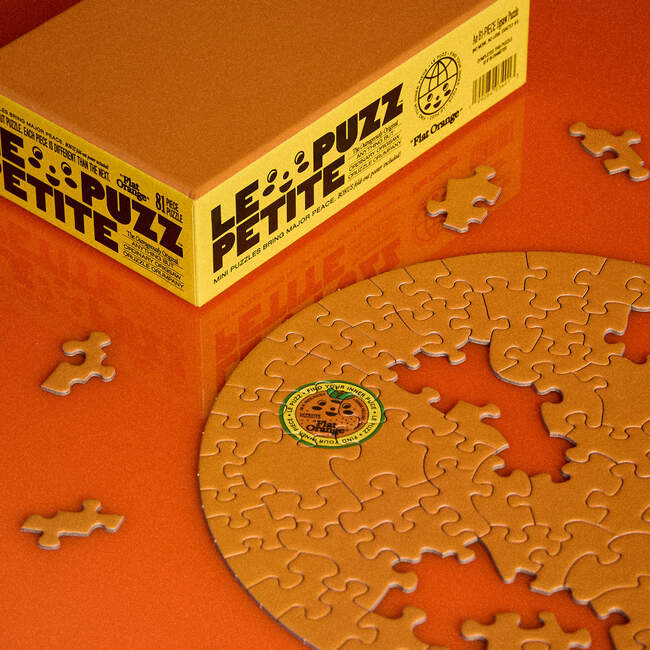 Flat Orange Puzzle - Puzzles - 5