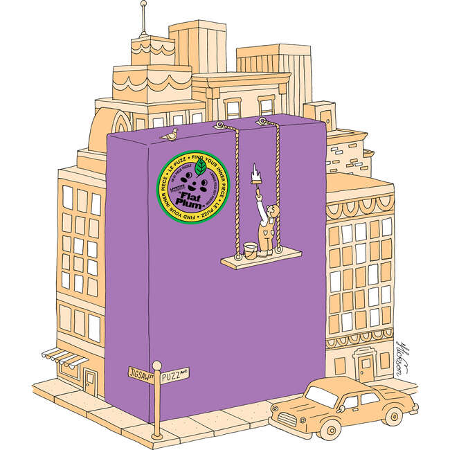 Flat Plum Puzzle - Puzzles - 4