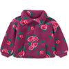 Teddy Fleece Pullover, Painted Rose - Sweaters - 1 - thumbnail