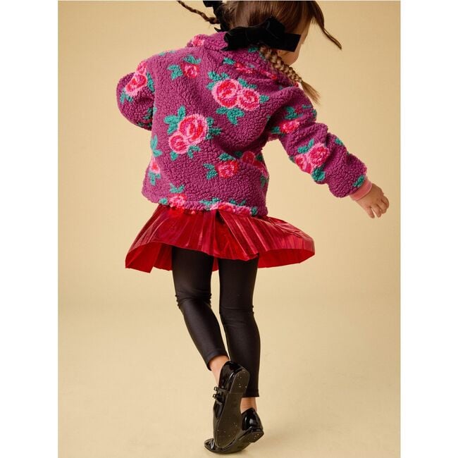 Teddy Fleece Pullover, Painted Rose - Sweaters - 4