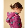 Teddy Fleece Baby Hoodie, Painted Rose - Sweatshirts - 6 - thumbnail