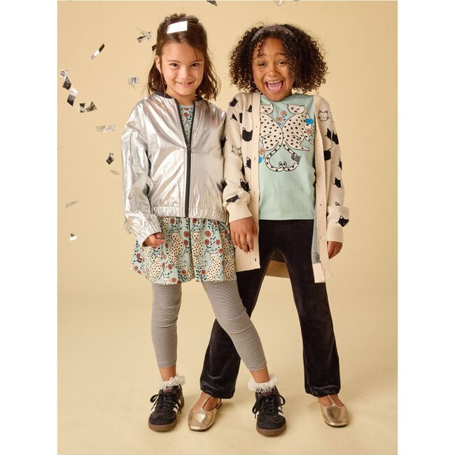 Leopard Duo Graphic Tee, Mineral - T-Shirts - 4