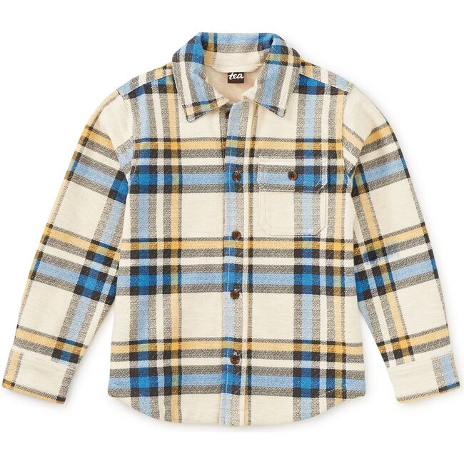 French Terry Plaid Shacket, Gangwon-do Plaid
