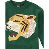 Embroidered Tiger Popover, Jungle - Sweatshirts - 2