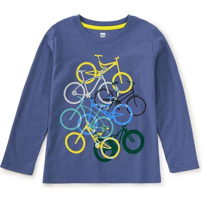 Bike Pile Graphic Tee, REGATTA BLUE