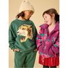 Embroidered Tiger Popover, Jungle - Sweatshirts - 5