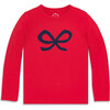 Kids Long Sleeve Bow Tee, Lollipop Bow - T-Shirts - 1 - thumbnail