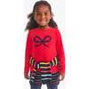 Kids Long Sleeve Bow Tee, Lollipop Bow - T-Shirts - 2