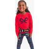 Kids Long Sleeve Bow Tee, Lollipop Bow - T-Shirts - 3