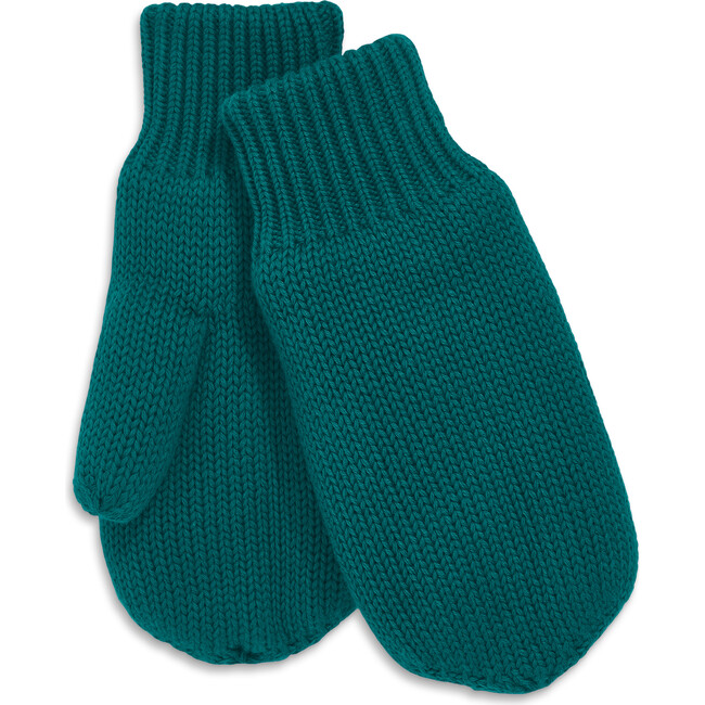 Kids Fleece-Lined Mittens, Spruce