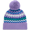Kids Fair Isle Beanie, Iris Fair Isle - Winter Hats - 1 - thumbnail