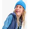 Kids Cotton Beanie, Blueberry - Winter Hats - 3 - thumbnail