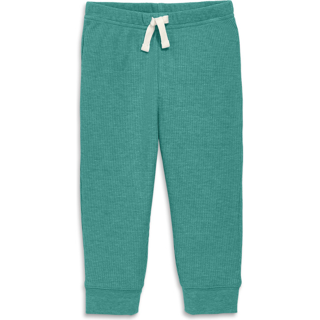 Baby Heathered Waffle Pant, Heather Sunwashed Teal