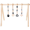 Wooden Baby Gym, Black - Playmats - 1 - thumbnail