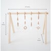 Wooden Baby Gym, White - Playmats - 4 - thumbnail