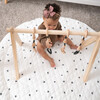 Wooden Baby Gym, Black - Playmats - 4 - thumbnail
