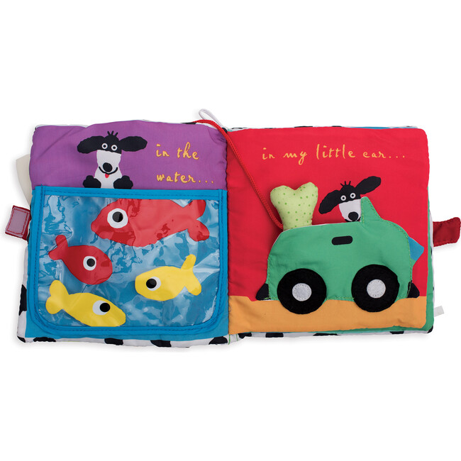 Where's The Bone Soft Activity Book with Tethered Toy - Developmental Toys - 3