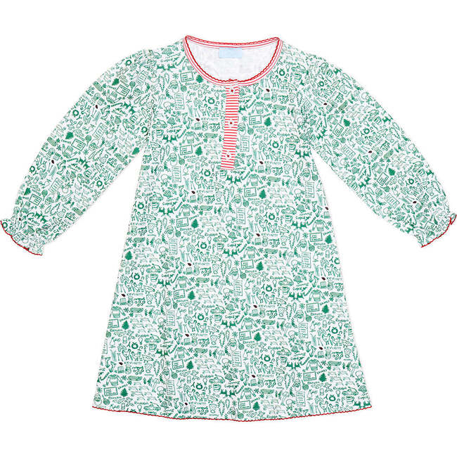 North Pole Tess Lounge Dress, Multi