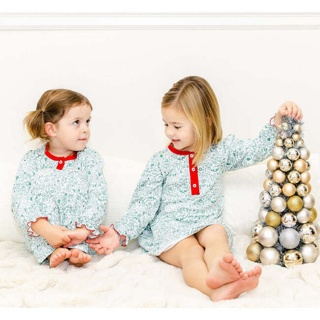 North Pole Tess Lounge Dress, Multi