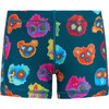 Dip Swim Trunks "Petsies", Deep Petrol - Swim Trunks - 2 - thumbnail