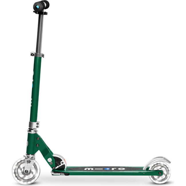Micro Sprite LED Kids and Teens Scooter, Forest Green - Scooters - 3