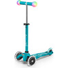 Mini Deluxe Magic Kids Scooter, Aqua - Scooters - 1 - thumbnail