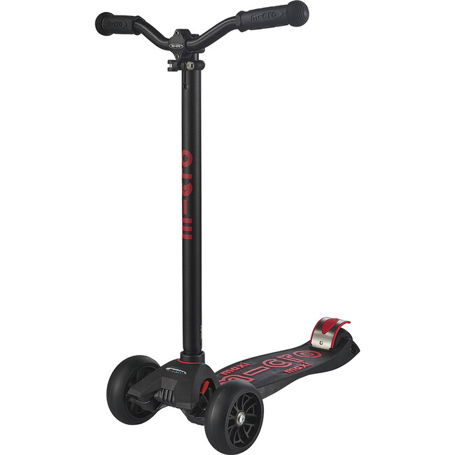 Maxi Deluxe Pro Kids Scooter, Black/Red - Scooters - 1