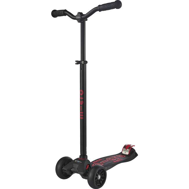 Maxi Deluxe Pro Kids Scooter, Black/Red - Scooters - 3