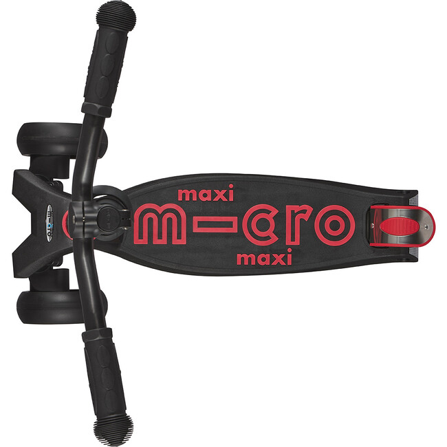 Maxi Deluxe Pro Kids Scooter, Black/Red - Scooters - 4