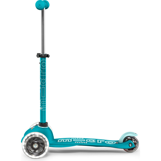 Mini Deluxe LED Kids Scooter, Aqua - Scooters - 3