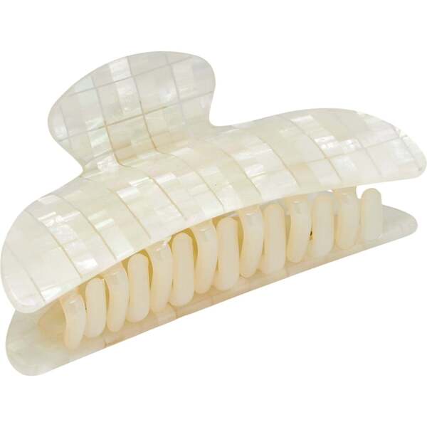 Midi Heirloom Claw, Opalite Shell Checker - MACHETE Hair Accessories ...