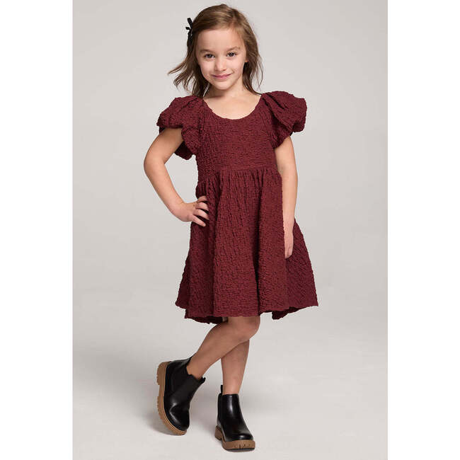 Rosalee Sangria Mini Dress