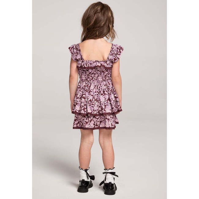 Norah Sangria Mini Dress