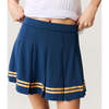 Indigo Varsity League Women's French Terry Varsity Skort Blue - Skirts - 1 - thumbnail
