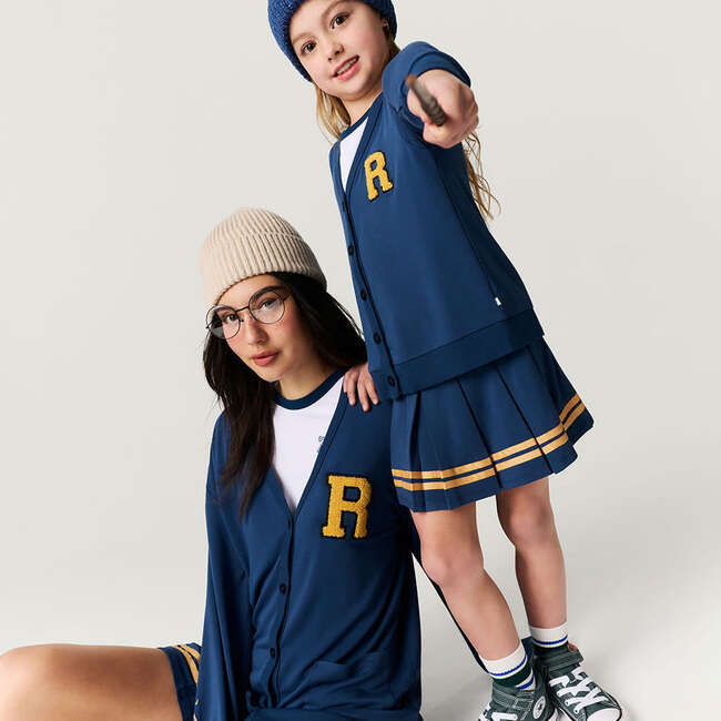 Indigo Varsity League Women's French Terry Varsity Skort Blue - Skirts - 7