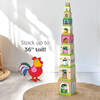 On the Farm Cardboard Stacking & Nesting Cubes - Developmental Toys - 6 - thumbnail