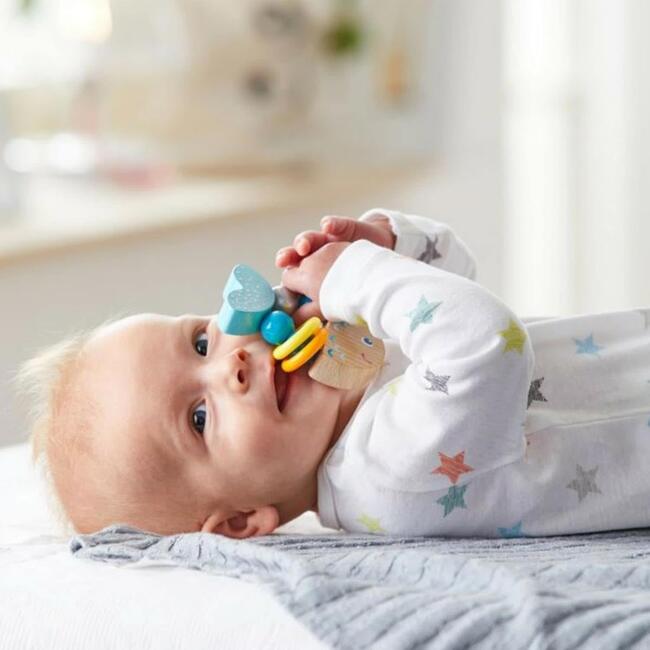 Rattlefish Wooden Baby Rattle