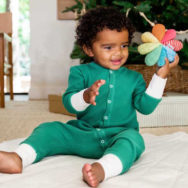 Rainbow Fabric Baby Ball - Developmental Toys - 6