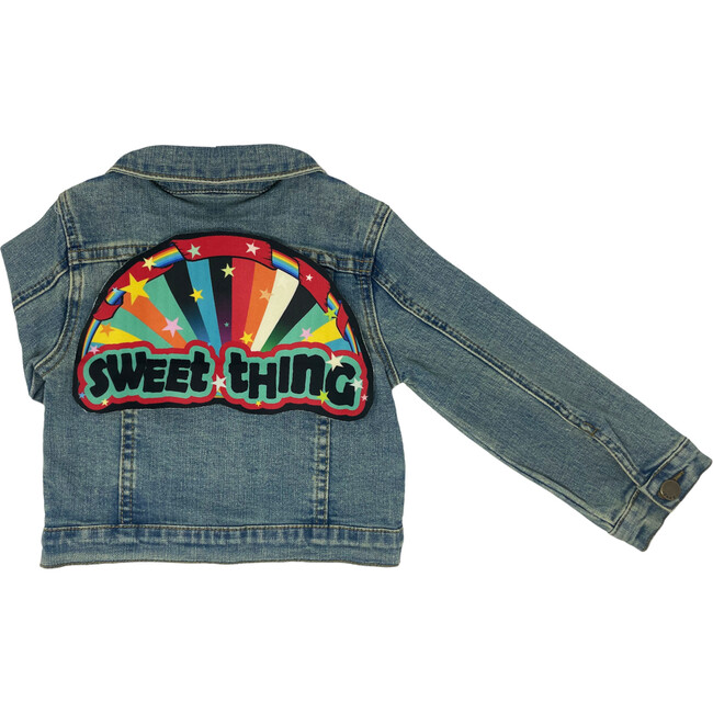 Sweet Thing Denim Jacket, Medium Wash - Jackets - 1