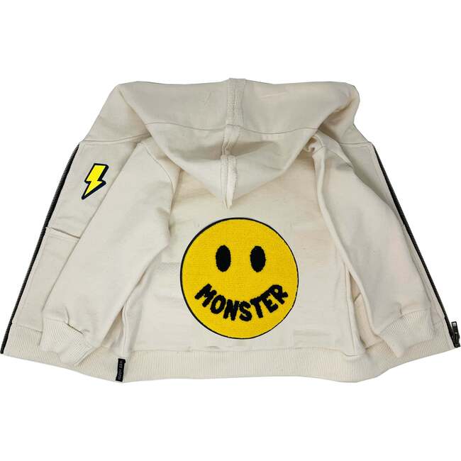 MONSTER Zip Hoodie, Ice Cream - Jackets - 1
