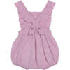 Ruffled Romper, Lilac - Onesies - 6 - thumbnail